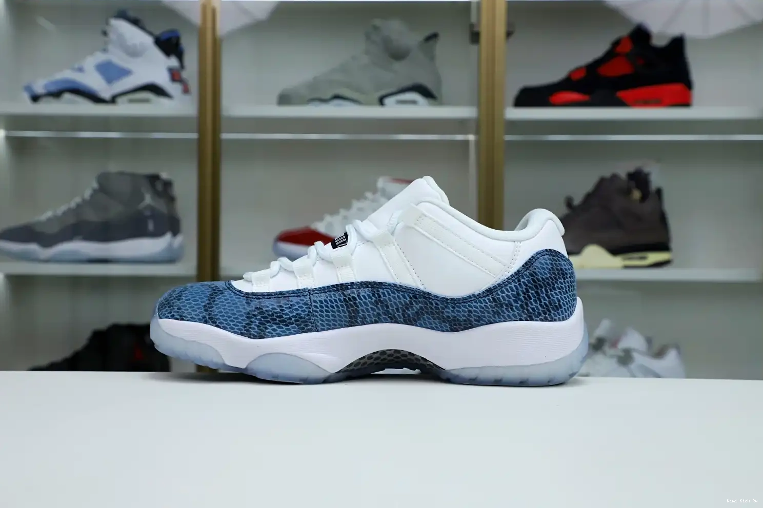 Kimikick Air Jordan snakeskin” 11 Jordan “navy 0615